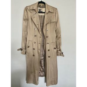 Burberry Silk Trench Coat